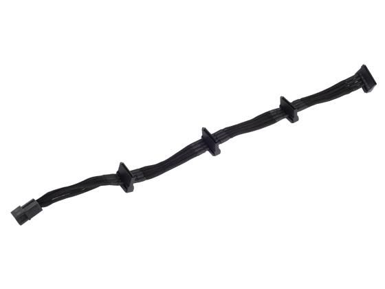 0.3M, Molex 4P/4Xsata 11.8" 