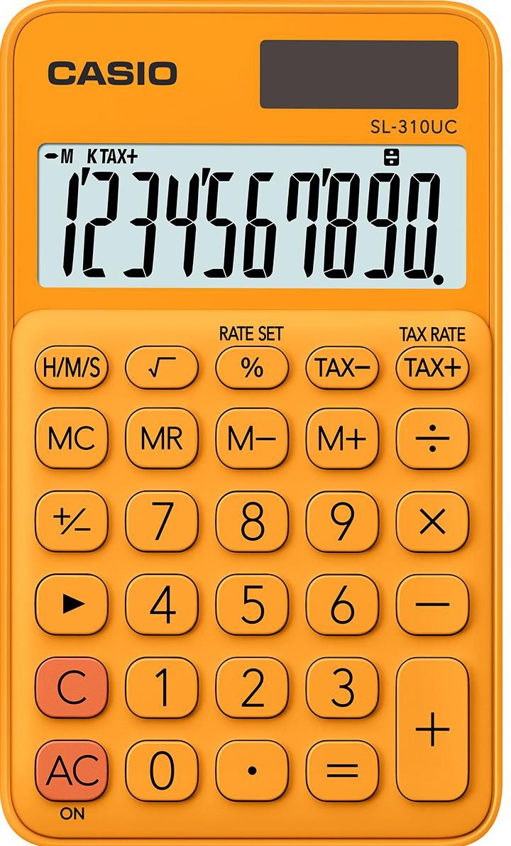 Calculator Pocket Basic Orange