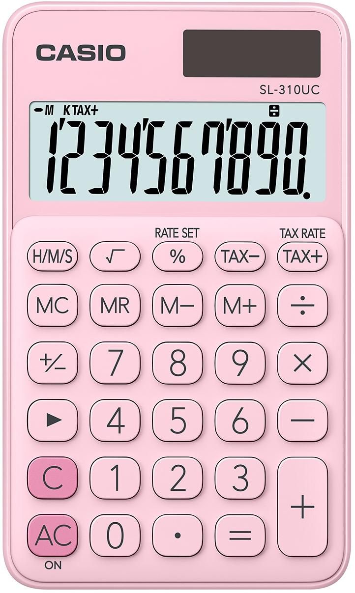 Calculator Pocket Basic Pink