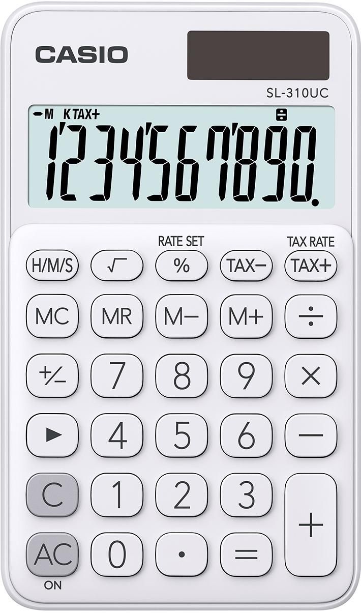 Calculator Pocket Basic White