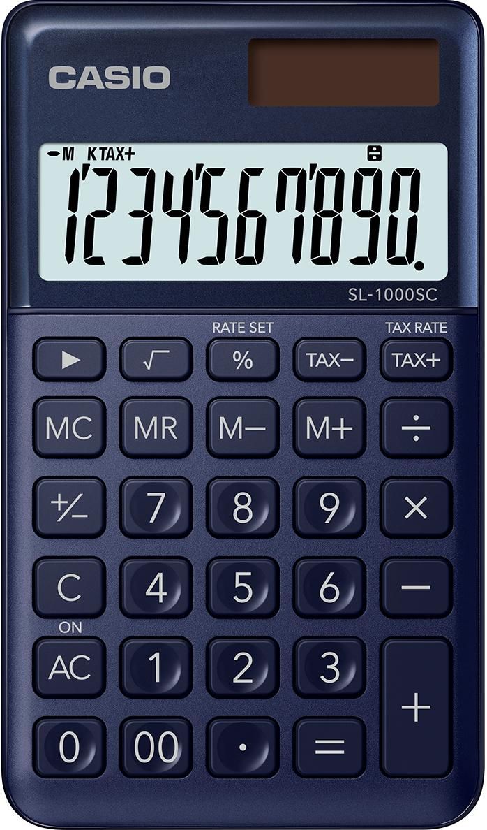 Calculator Pocket Basic Blue