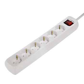 5 Surge Protector White 6 Ac 