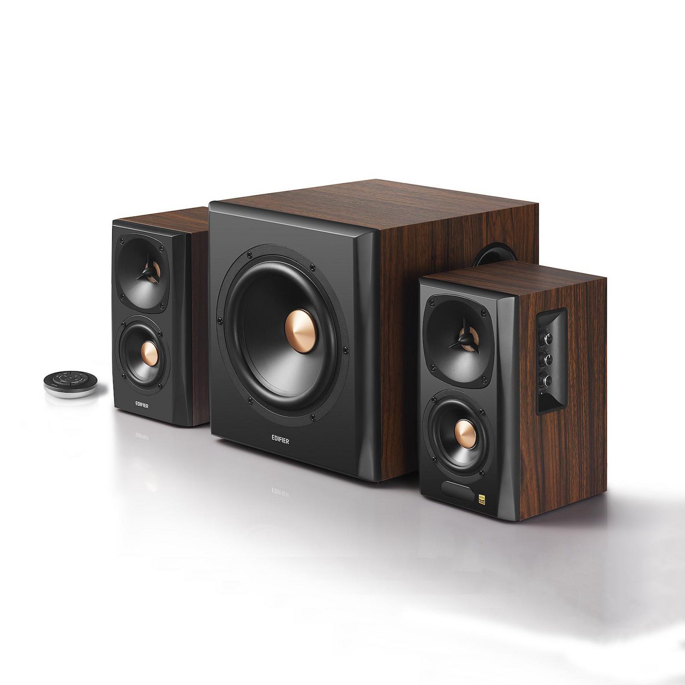 Speaker Set 150 W Black, Wood