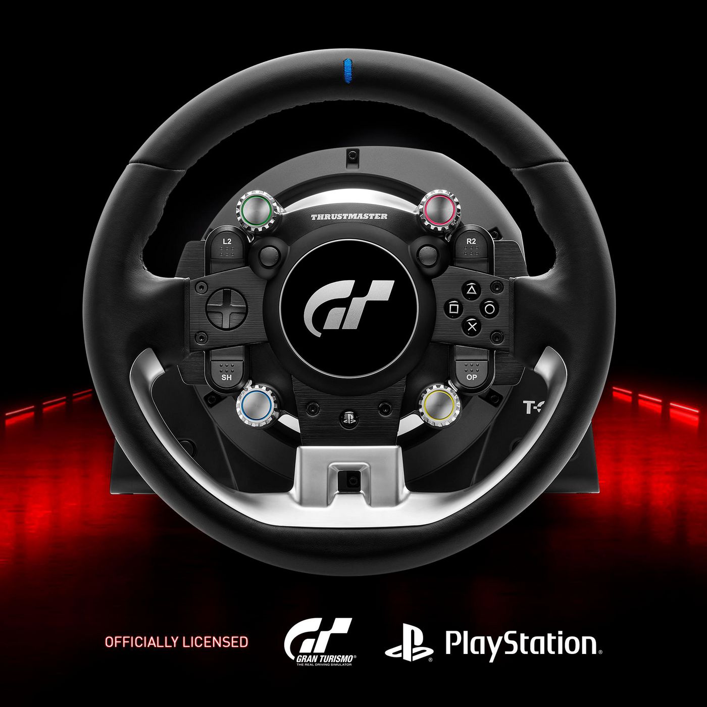 T-Gt Ii Black Steering Wheel 