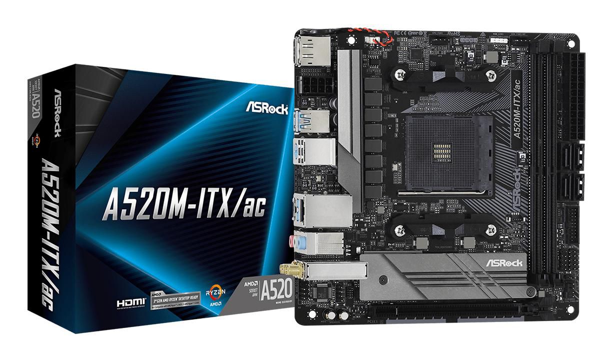 A520M-Itx/Ac Socket Am4 Micro