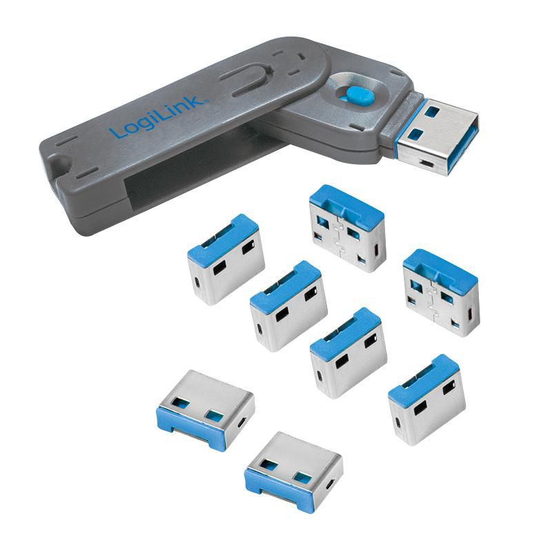 Port Blocker, USB-A, 1 Key + 