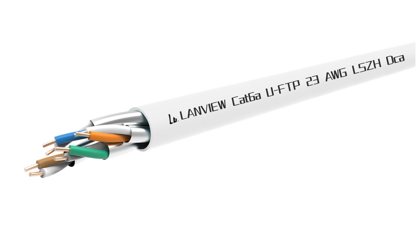 Cat6a U-FTP 4x2xAWG23 LSZH 
