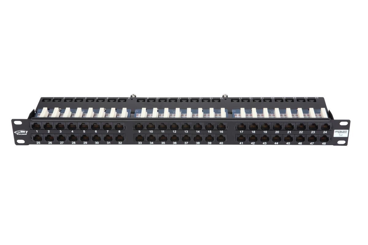 19" PATCH PANEL 48xRJ45 