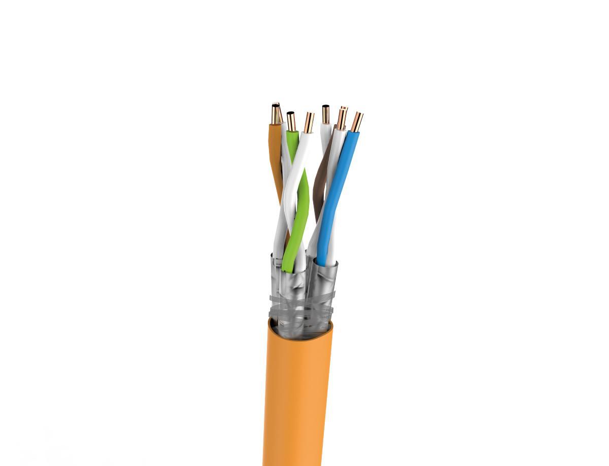 S/FTP LSOH CAT7 ORANGE 23AWG 