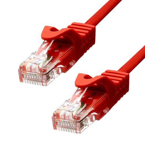 CAT5e U/UTP CU PVC Ethernet кабель червоний 30 см