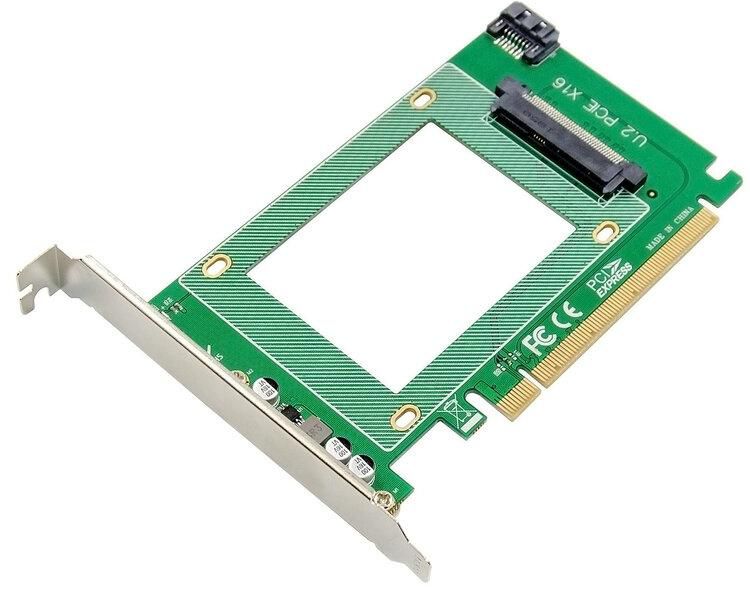 Adaptérová karta PCIe X16 U.2 SFF8639 SSD