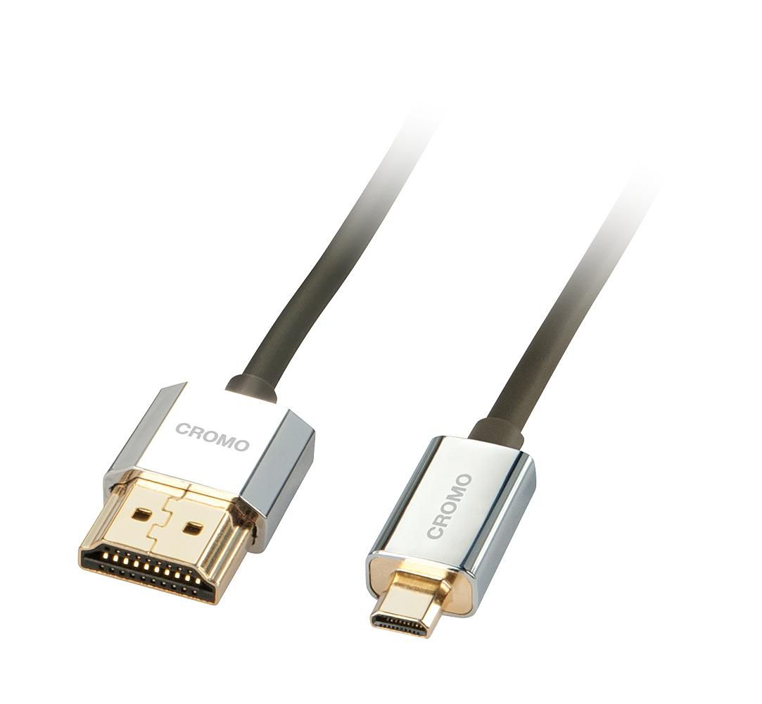 Тонкий HDMI кабель Cromo High Speed A/D, 0.5M