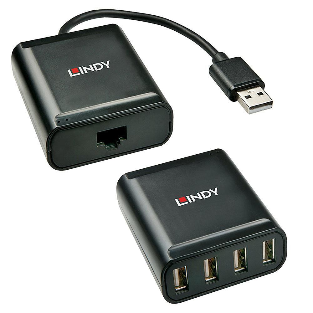 Usb 2.0 Cat.5 Extender 60M, 4