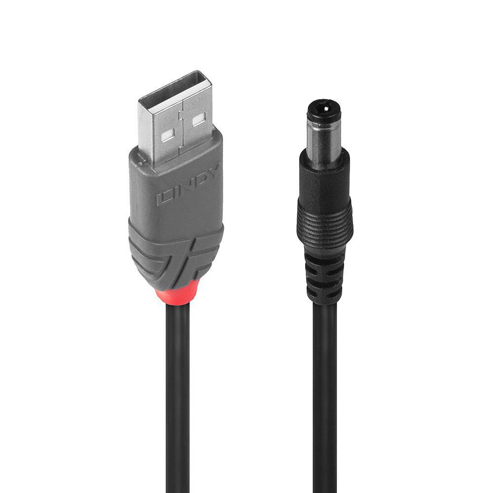 Переходник Usb A Male - Dc 5.5/2.5 Mm Male