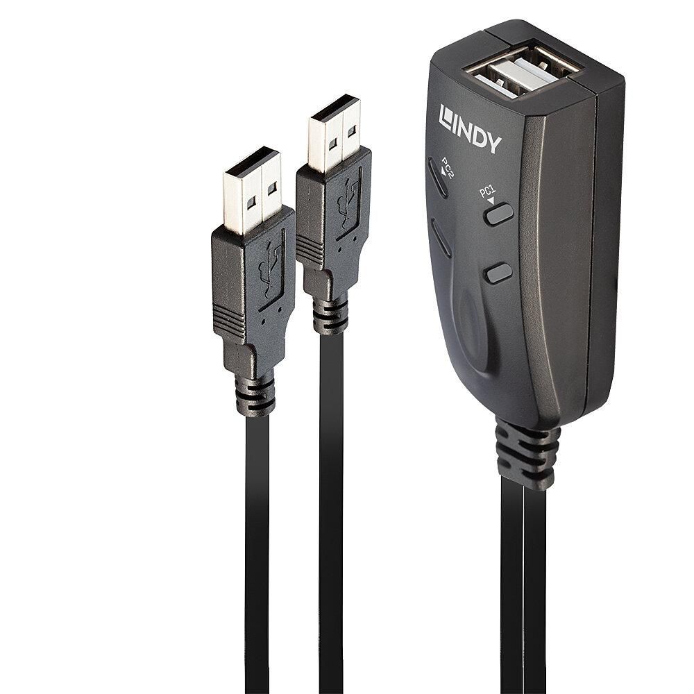 Переключатель клавиатуры и мыши Km USB для 2 ПК