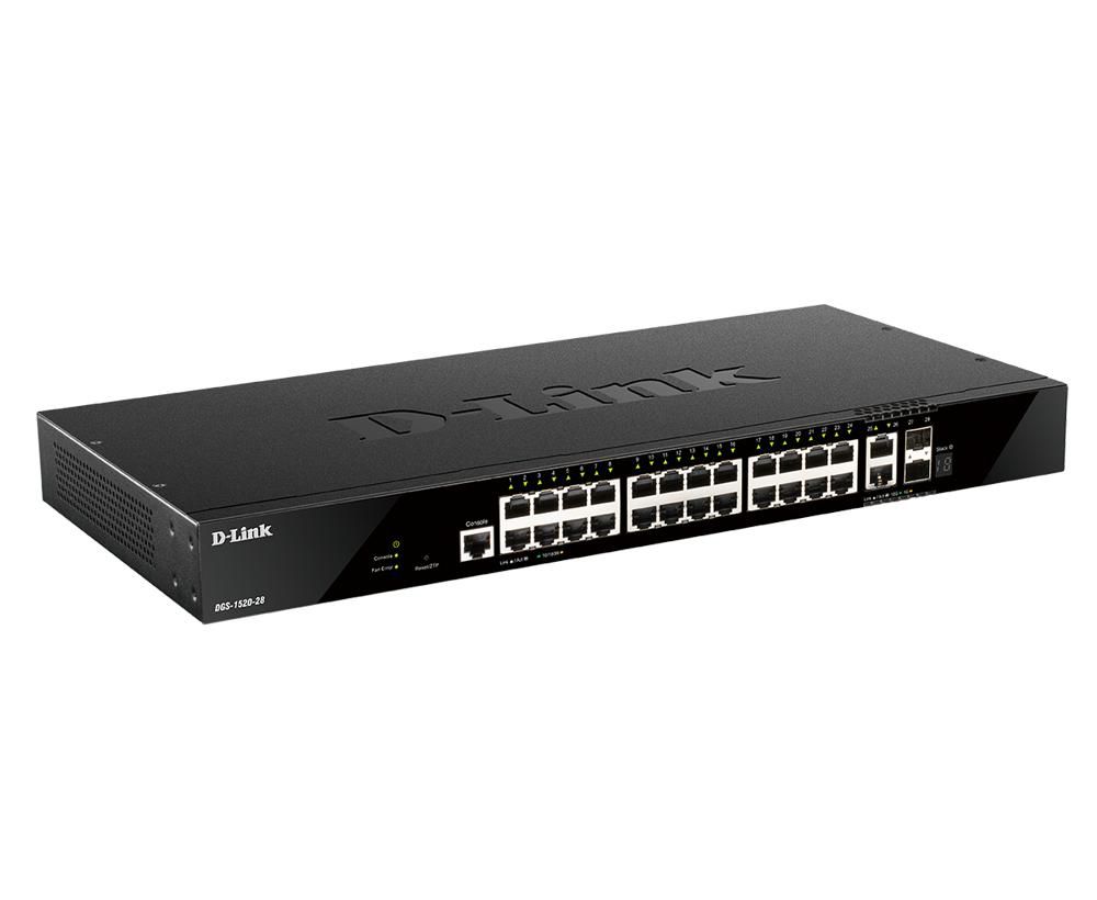 24 ports GE + 2 10GE ports + 