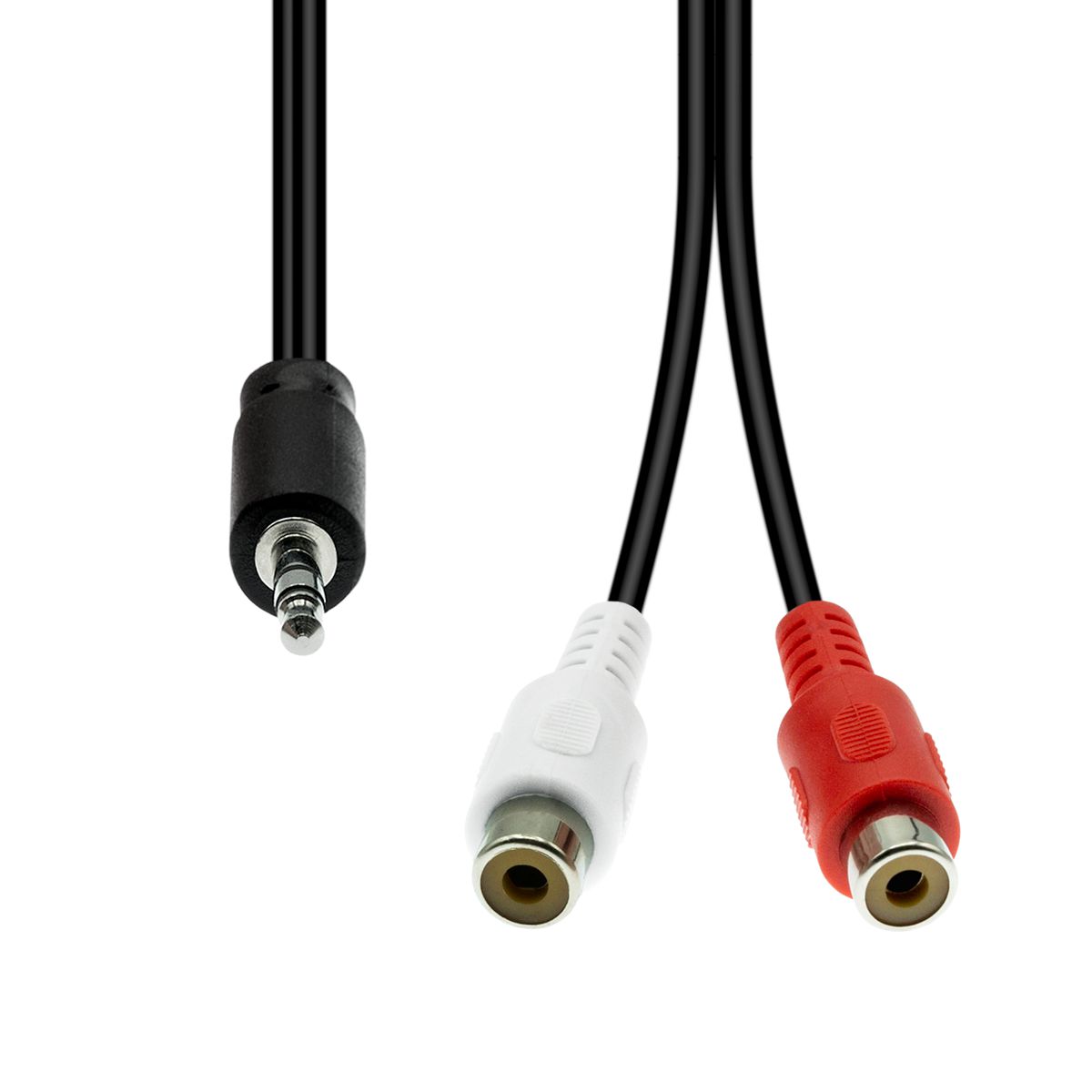 3-Pin to 2 x RCA Cable M-F 