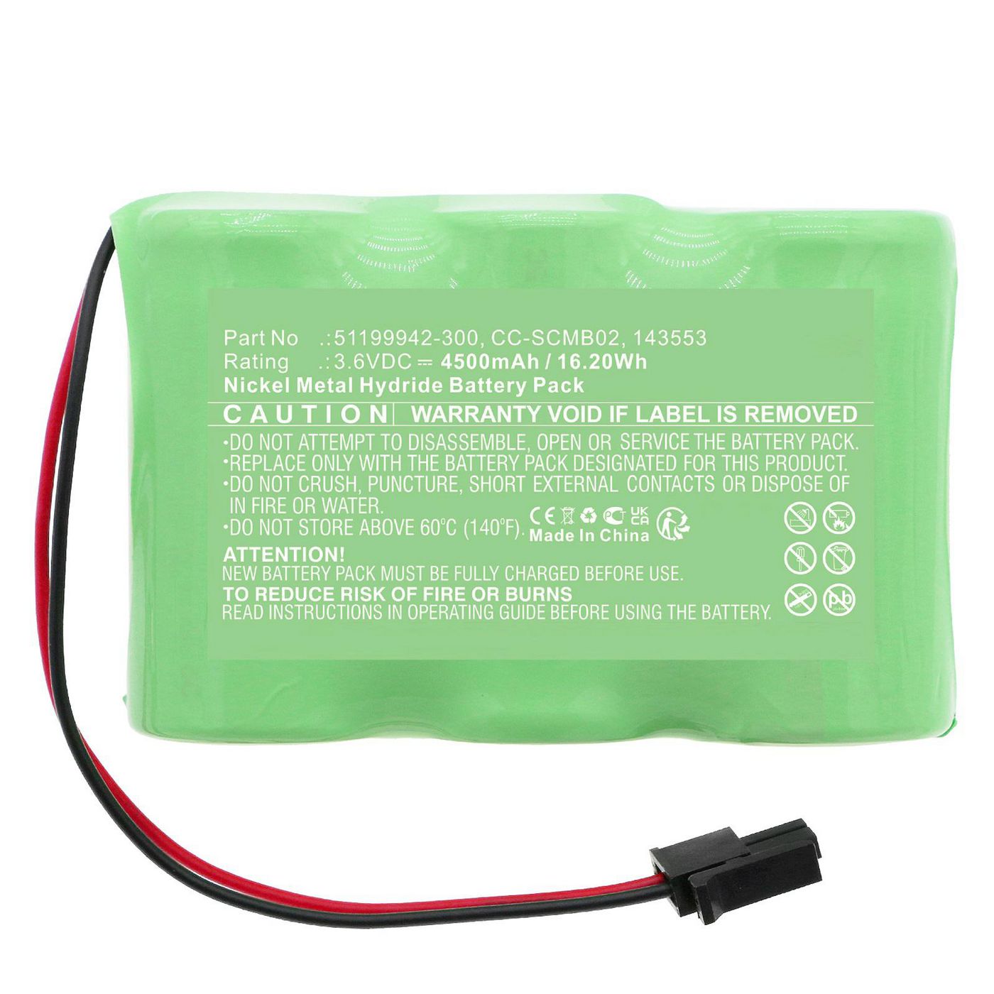 Battery 16.20Wh Ni-MH 3.6V 