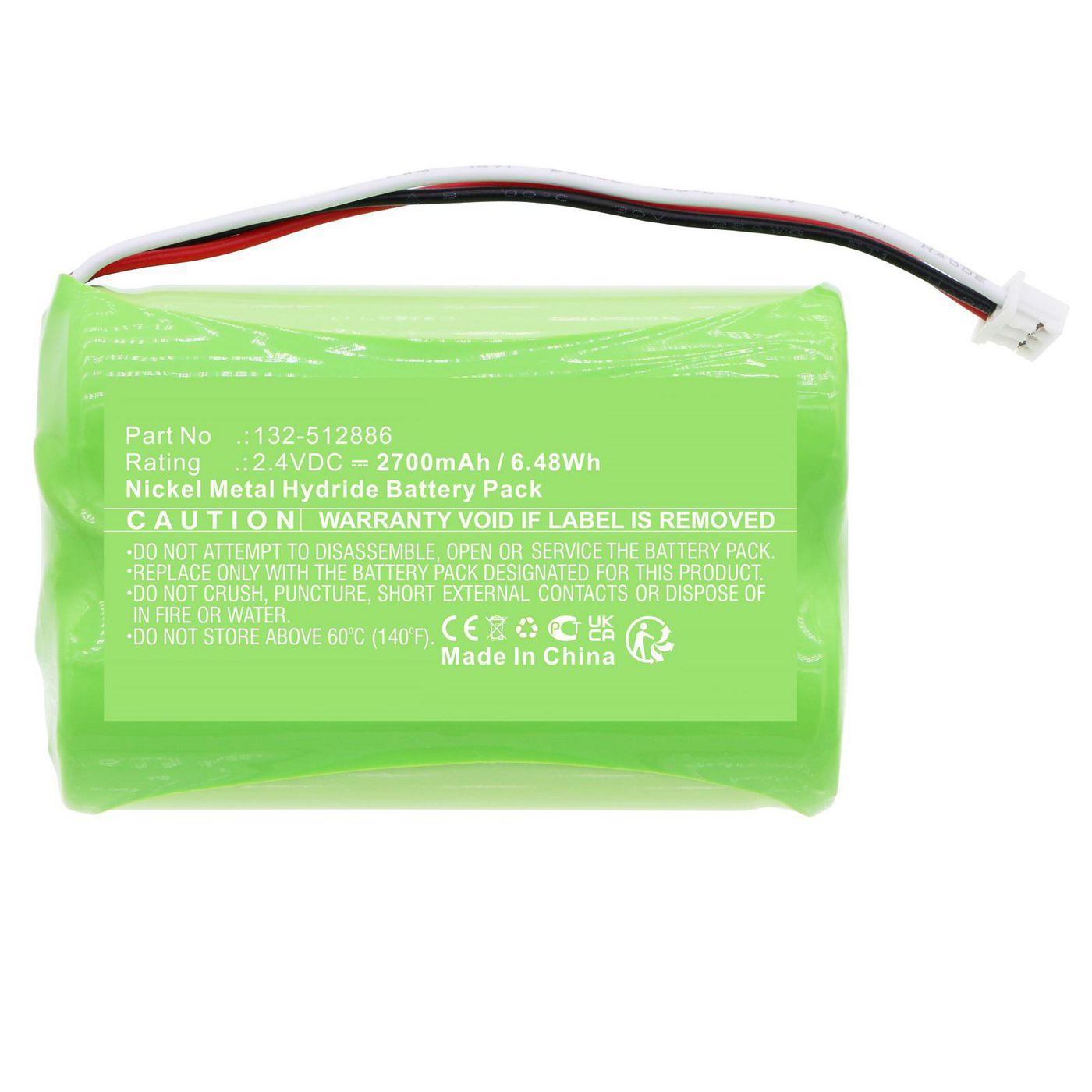 Battery 6.48Wh Ni-MH 2.4V 