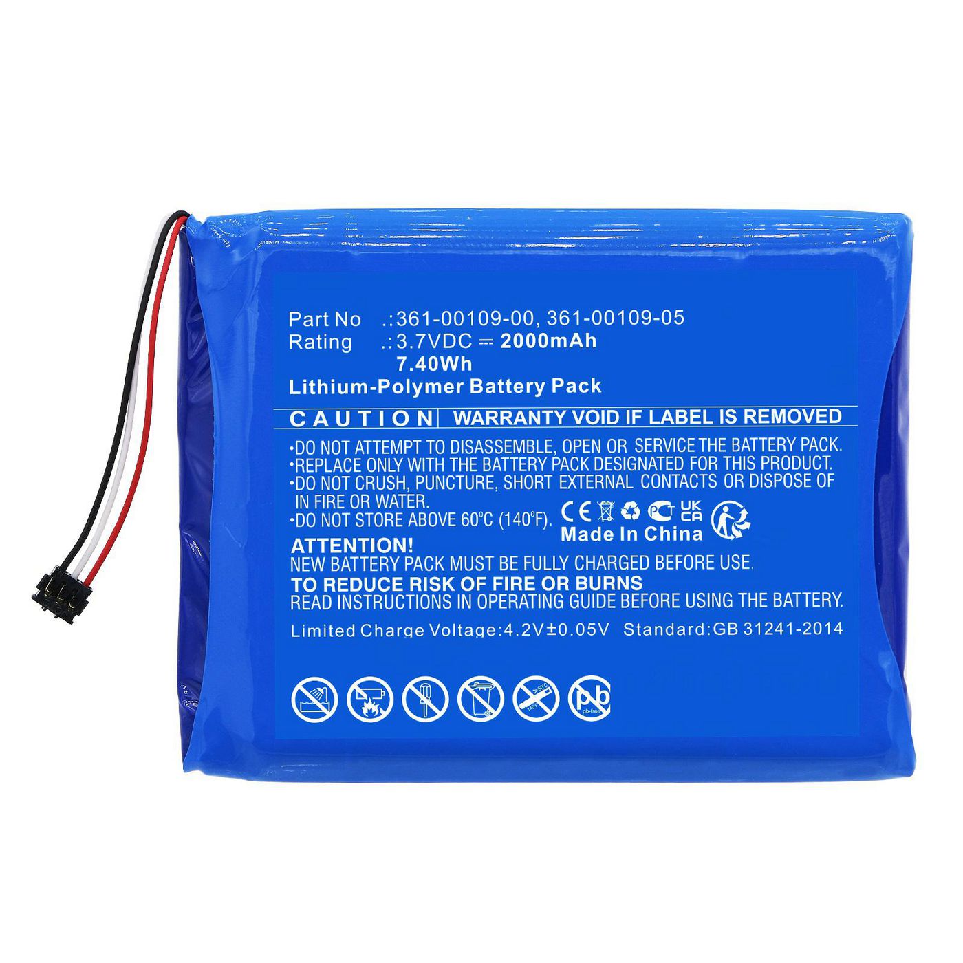 Battery 7.40Wh Li-Pol 3.7V 