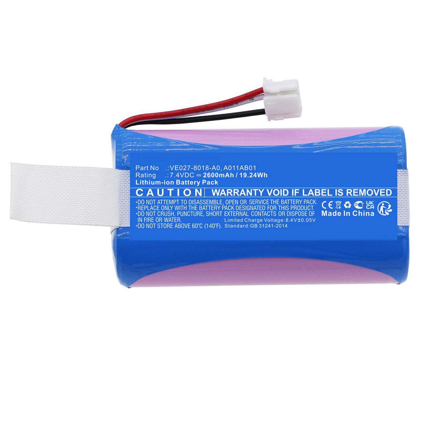 Battery 19.24Wh Li-ion 7.4V 