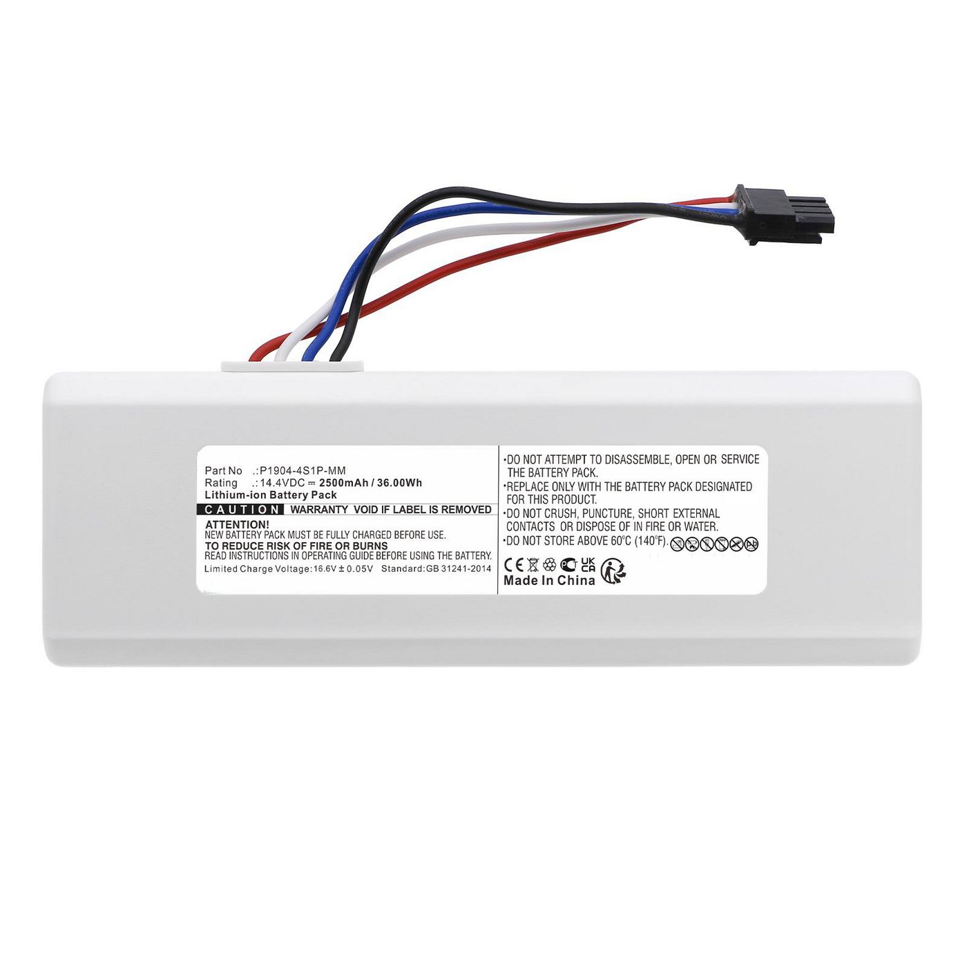 Battery 36.00Wh Li-ion 14.4V 