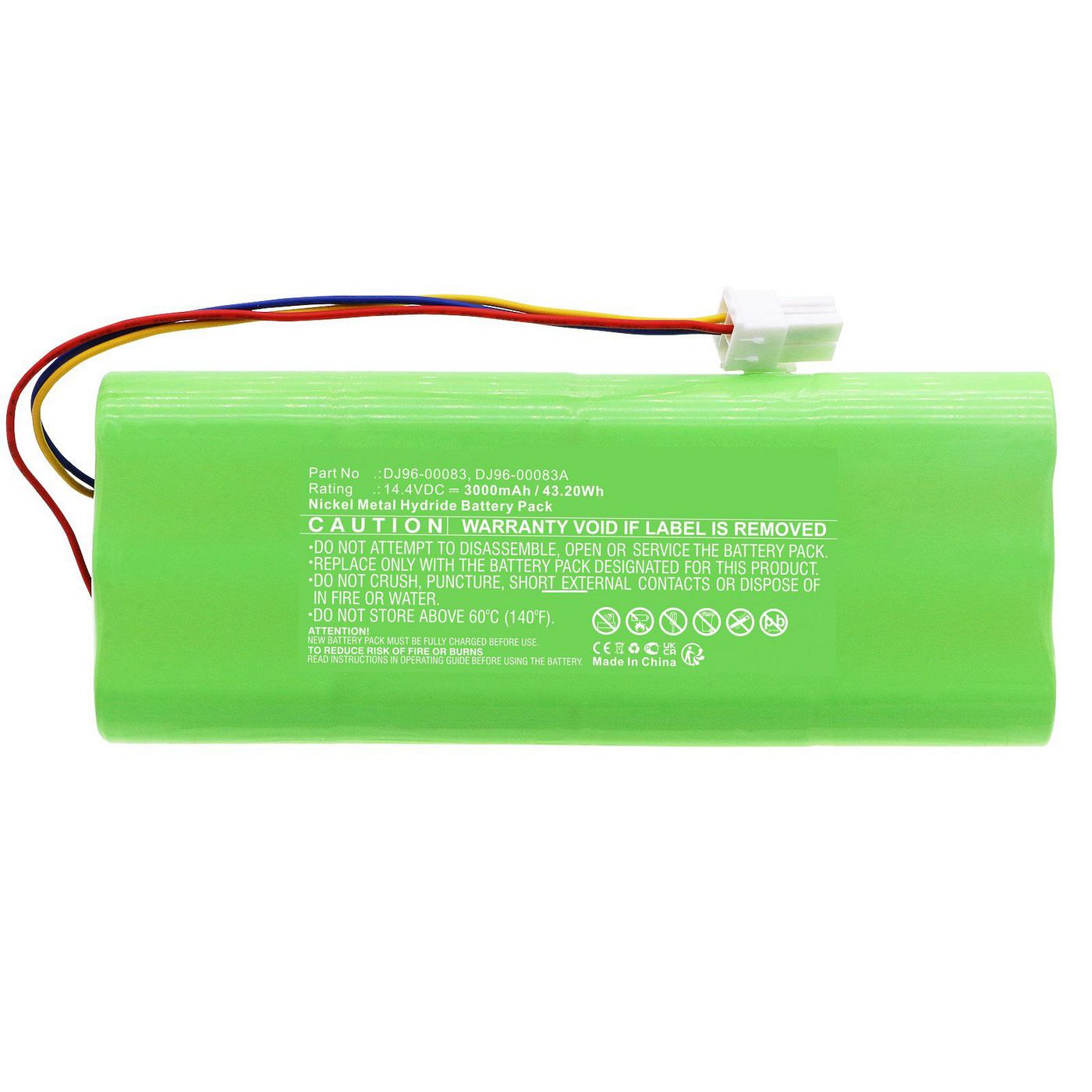 Battery 43.20Wh Ni-MH 14.4V 