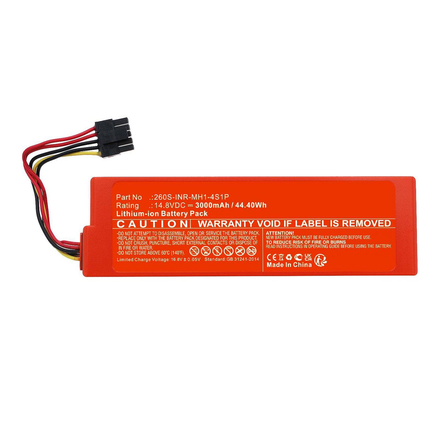 Battery 44.40Wh Li-ion 14.8V 