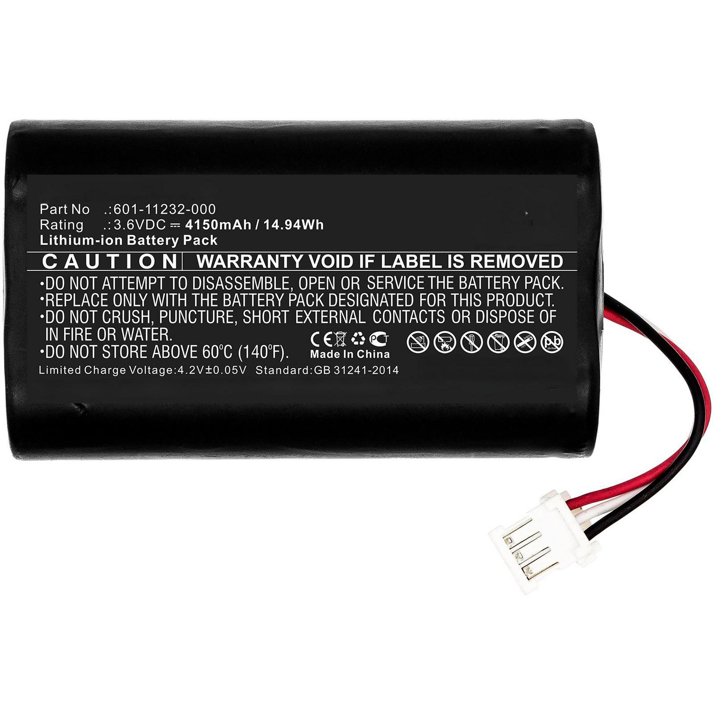 Battery 14.94Wh Li-ion 3.6V 
