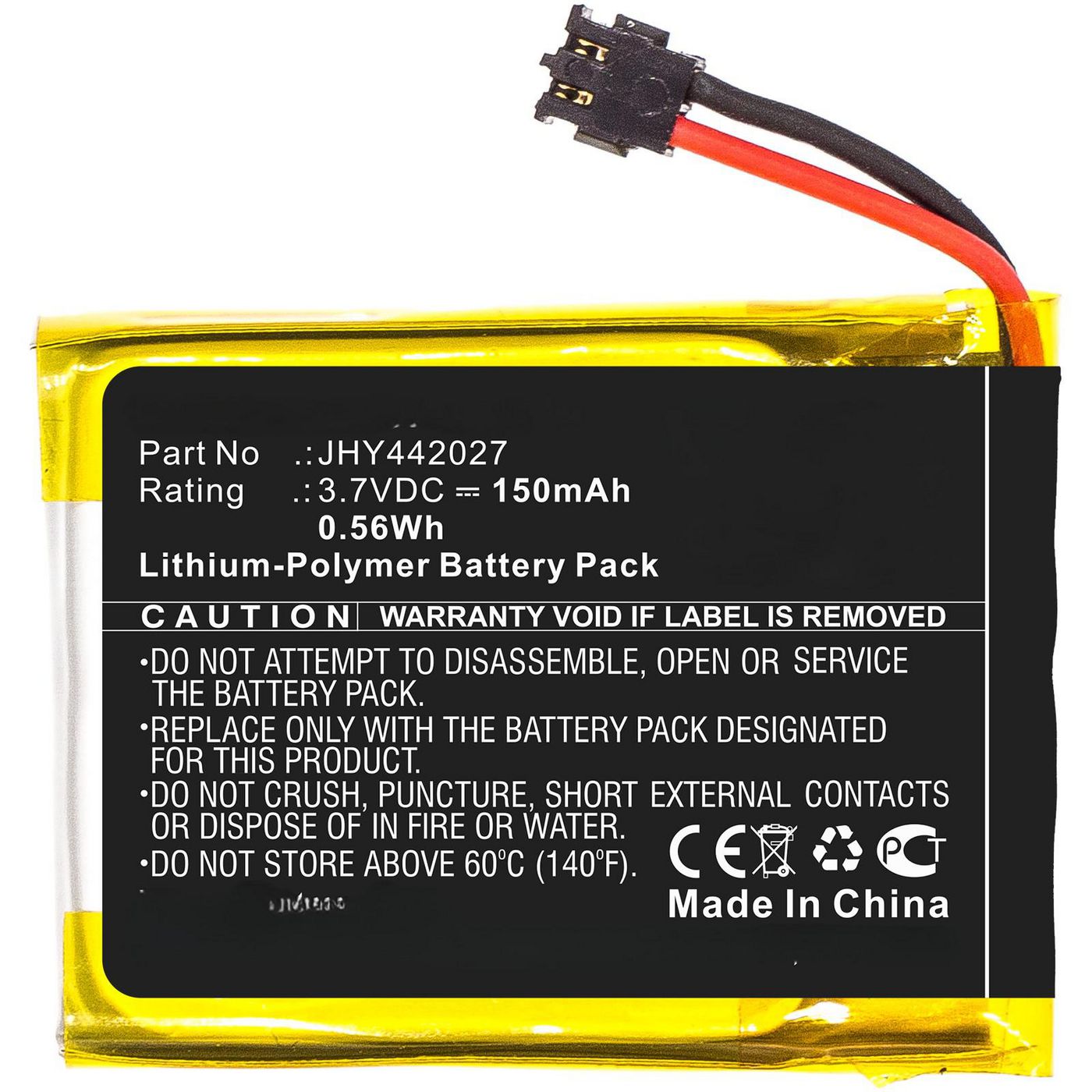 Battery 0.56Wh Li-Polymer 