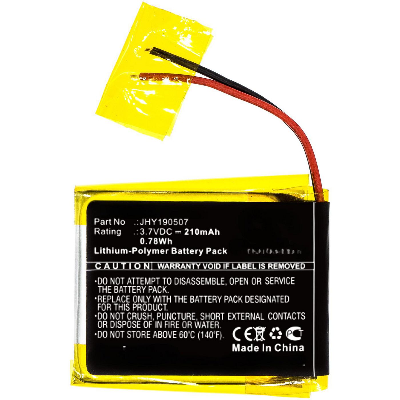 Battery 0.78Wh Li-Polymer 