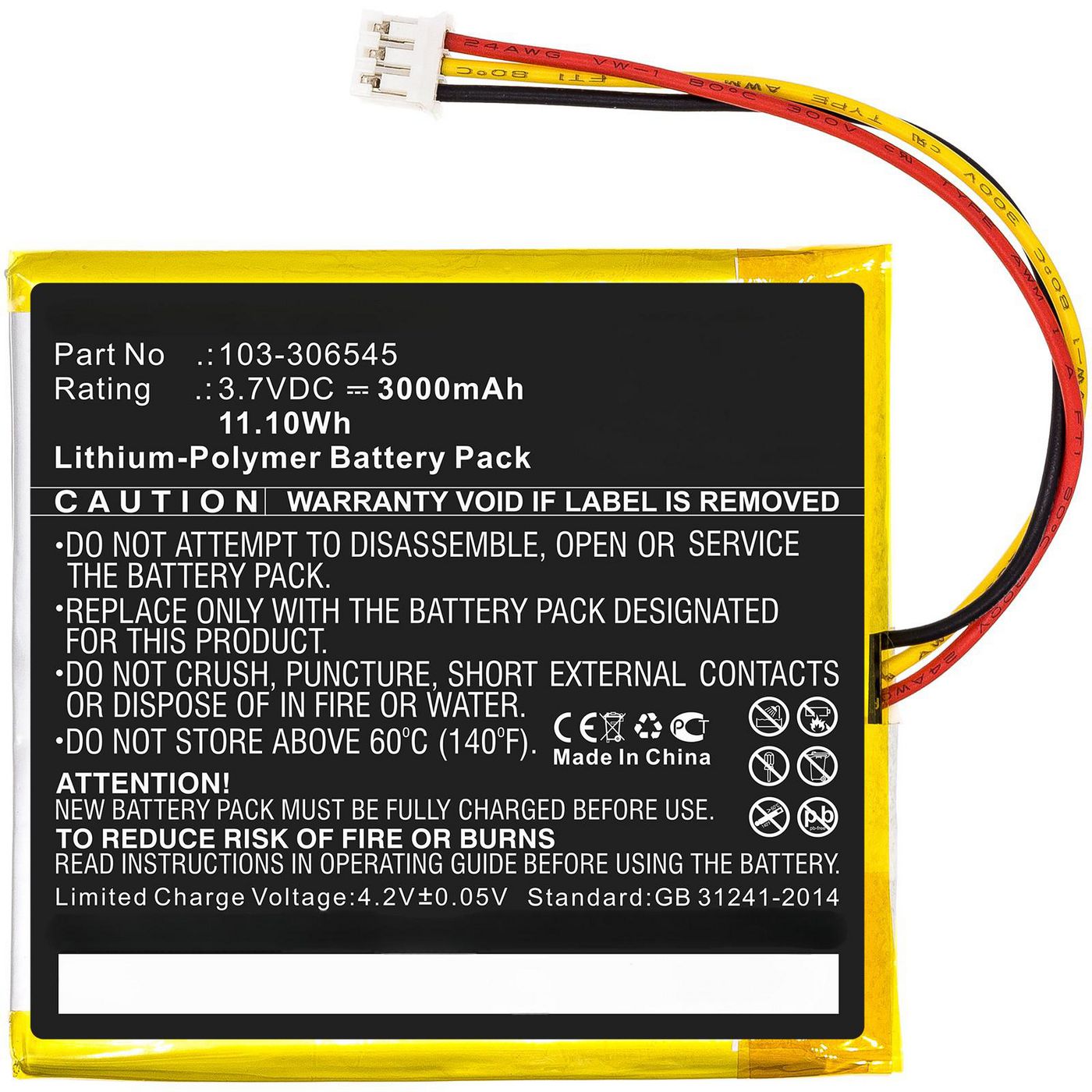 Battery 11.10Wh Li-Polymer 