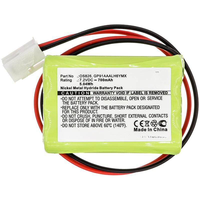 Battery 5.04Wh Ni-MH 7.2V 
