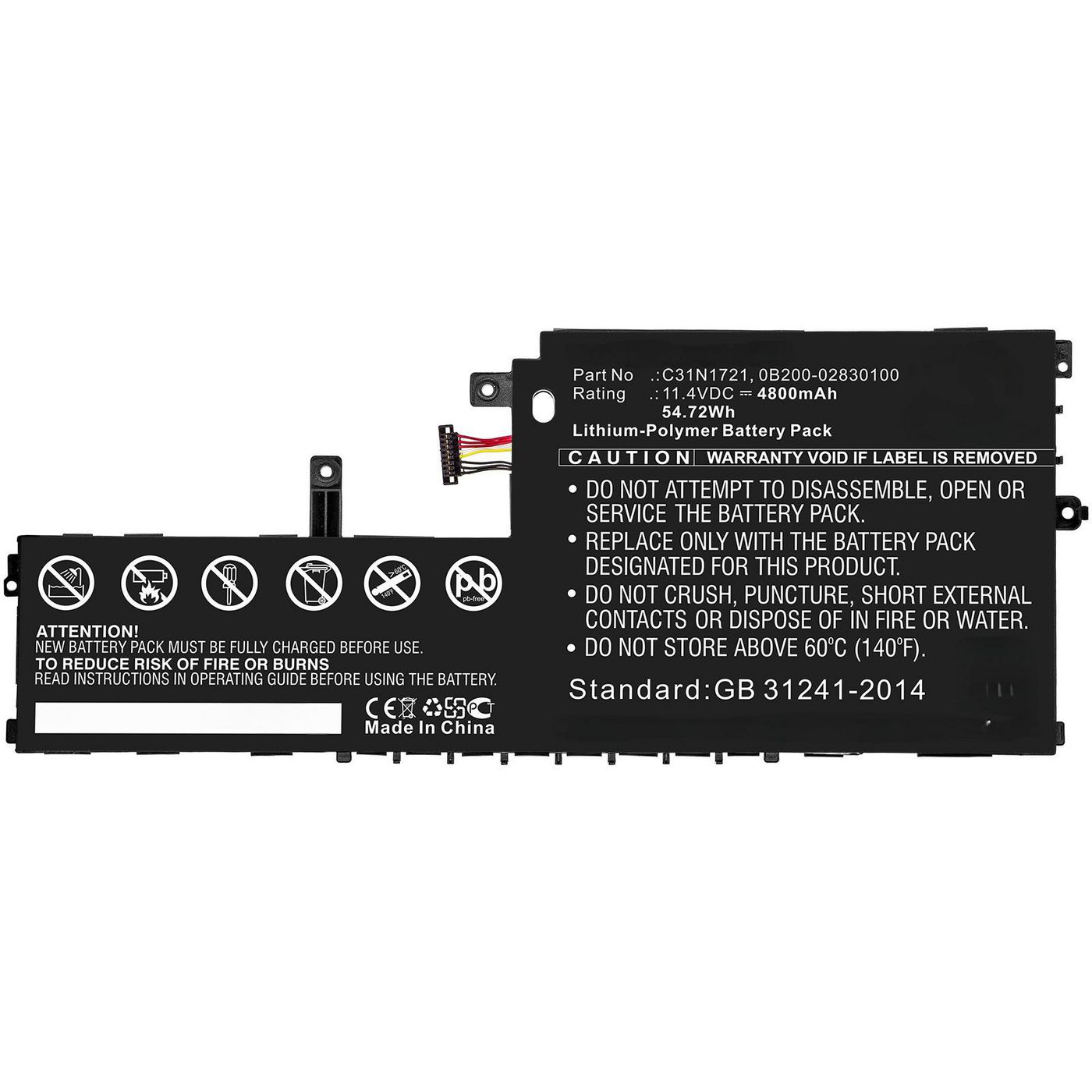Laptop Battery for Asus 