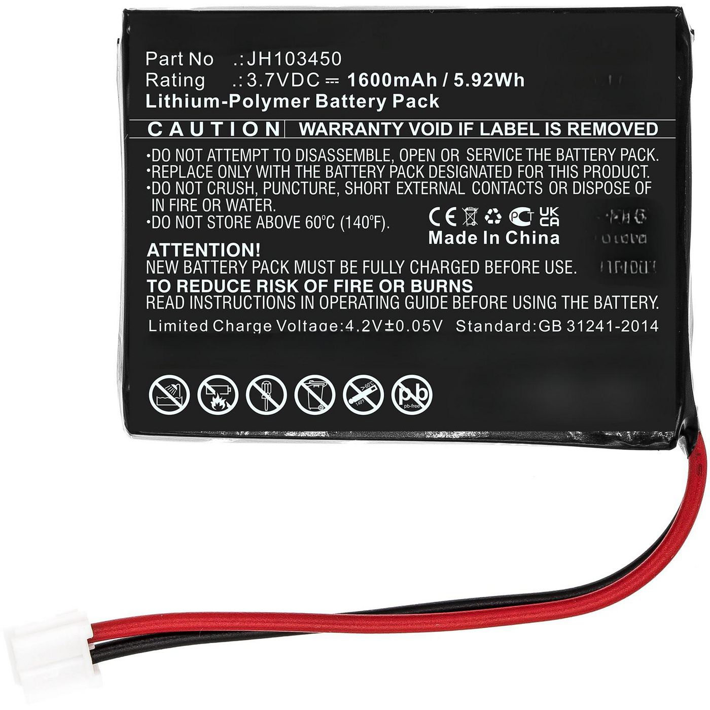 Battery 5.92Wh Li-Polymer 
