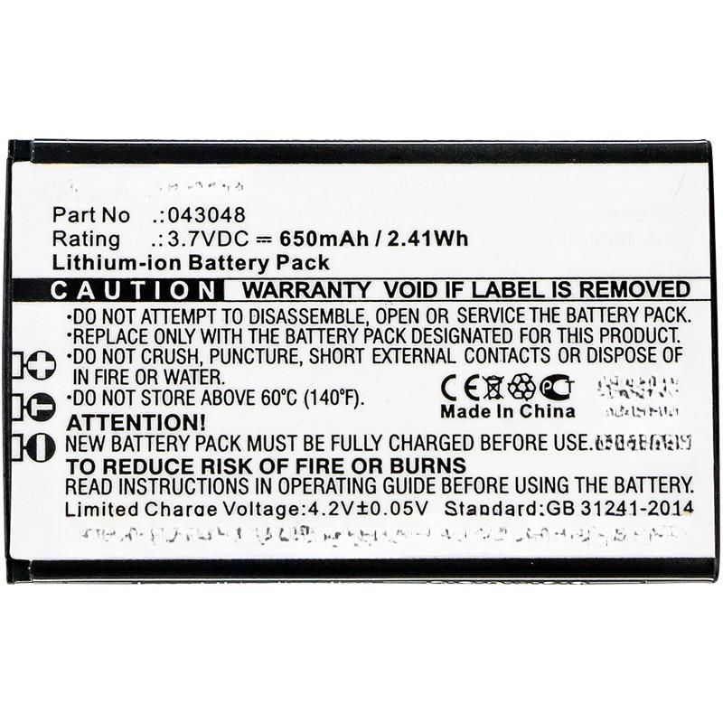 Battery 2.41Wh Li-ion 3.7V 