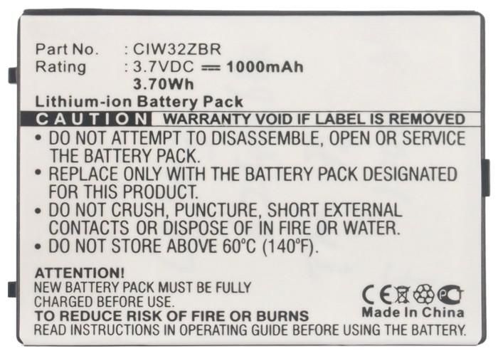Battery 3.70Wh Li-ion 3.7V 
