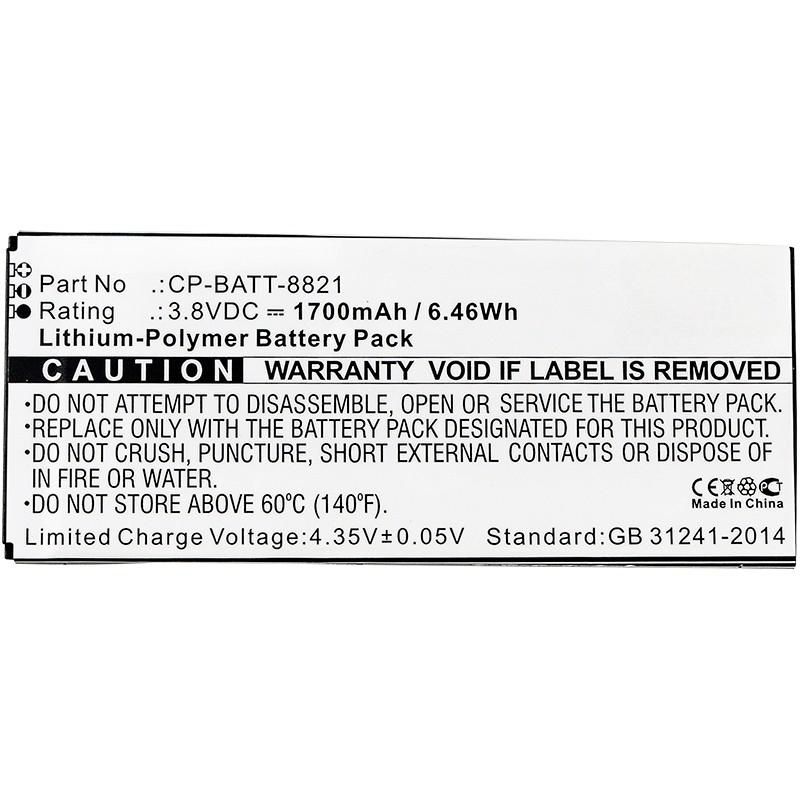 Battery 6.46Wh Li-Pol 3.8V 