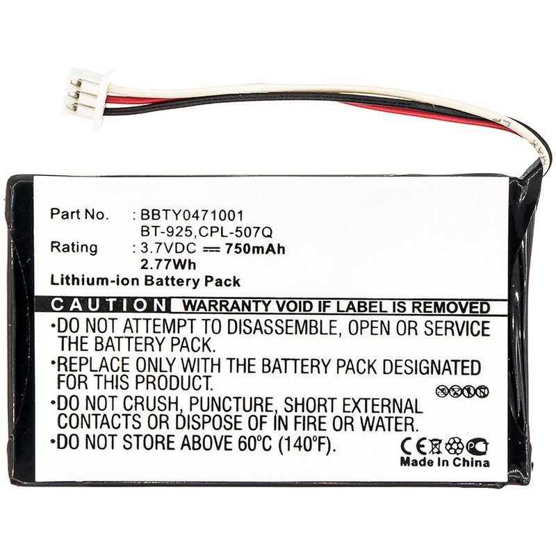 Battery 2.78Wh Li-ion 3.7V 