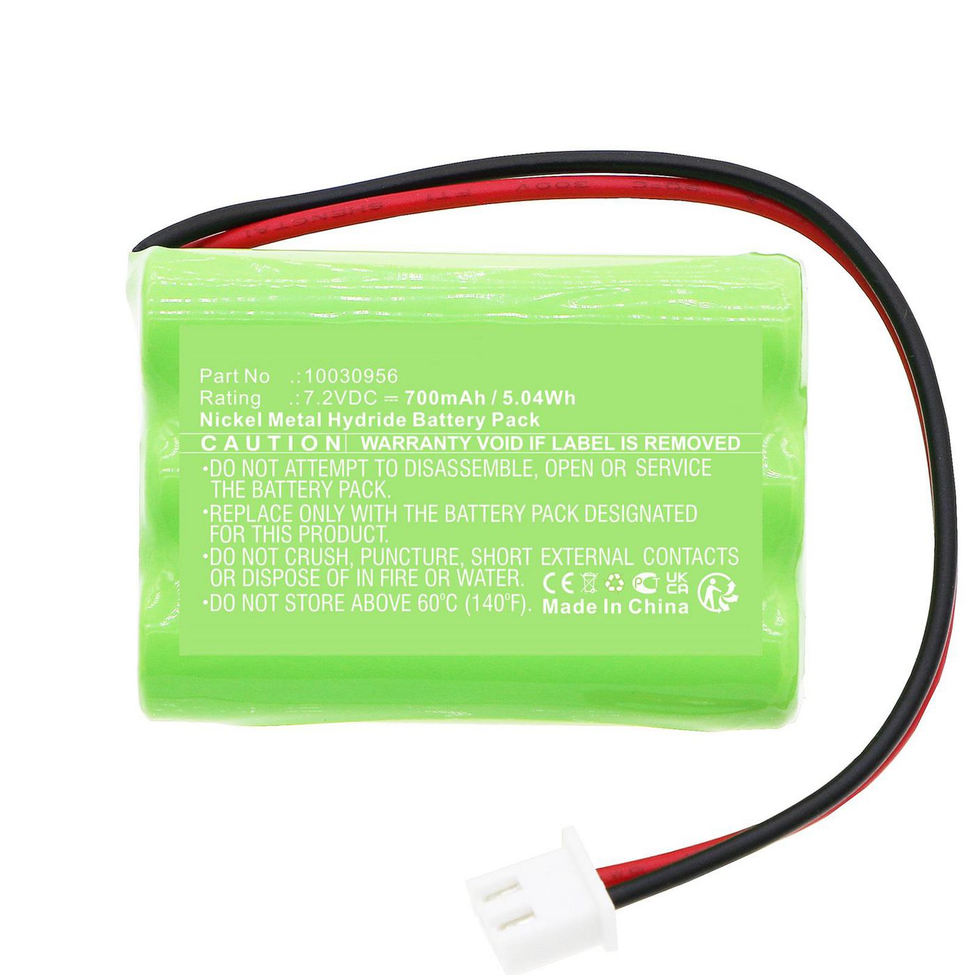 Battery 5.04Wh Ni-MH 7.2V 