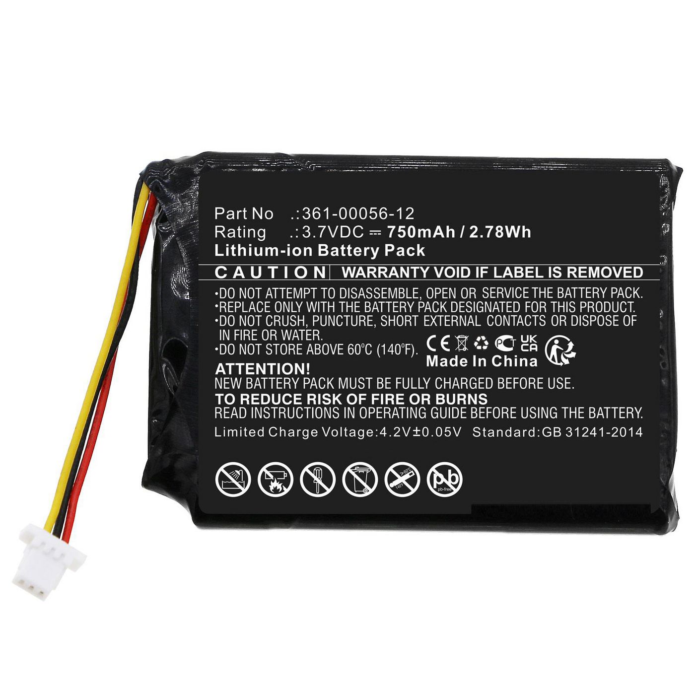 Battery 2.78Wh Li-ion 3.7V