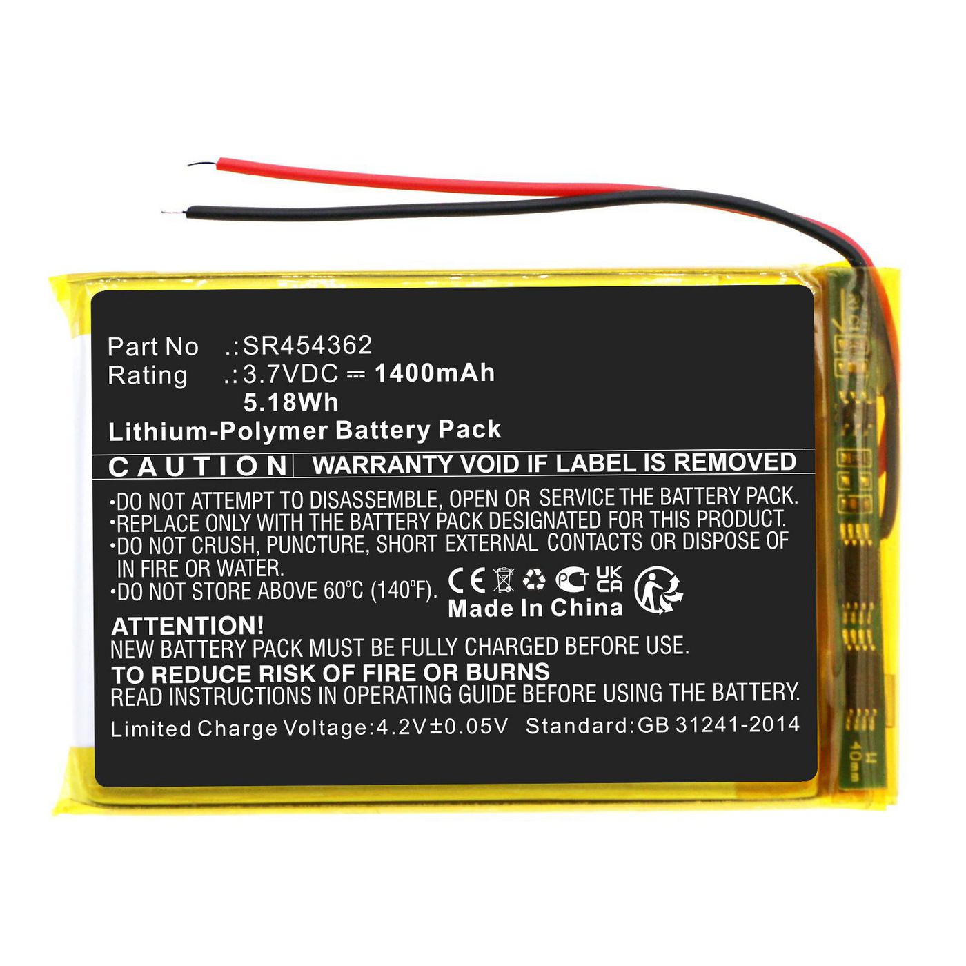 Battery 5.18Wh Li-Polymer 