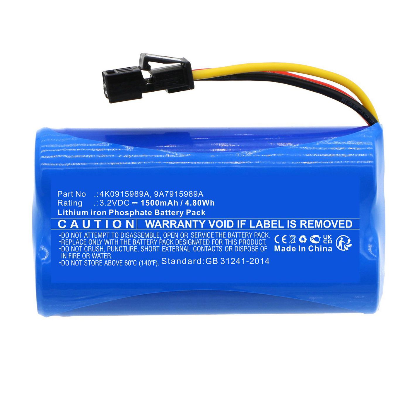 Battery 4.80Wh LiFePO4 3.2V 