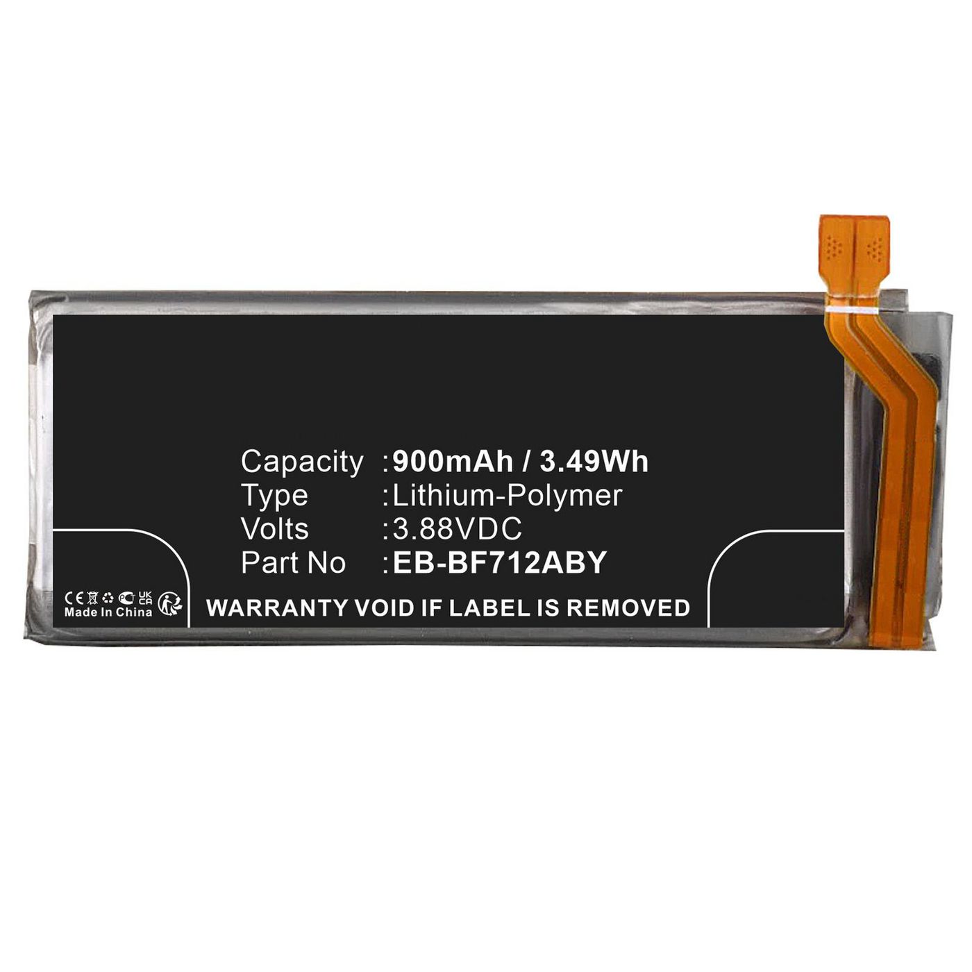 Battery 3.49Wh Li-Polymer 