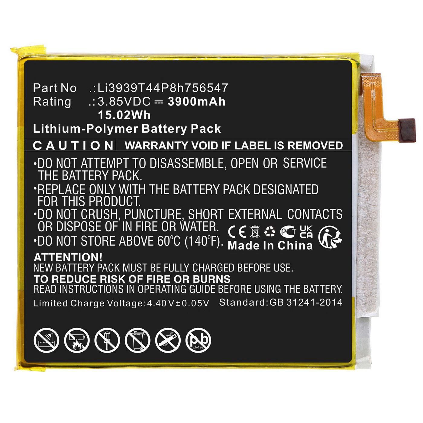 Battery 15.02Wh Li-Polymer 