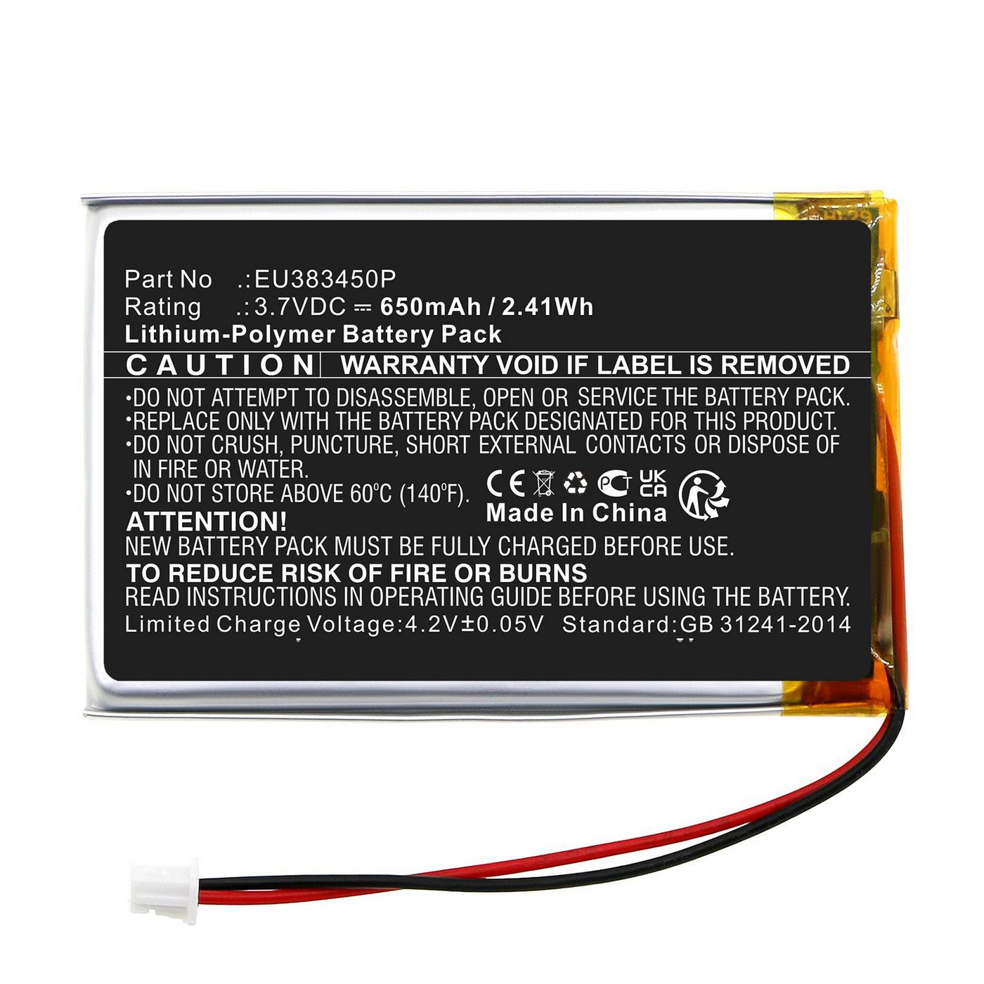 Battery 2.41Wh Li-Polymer 