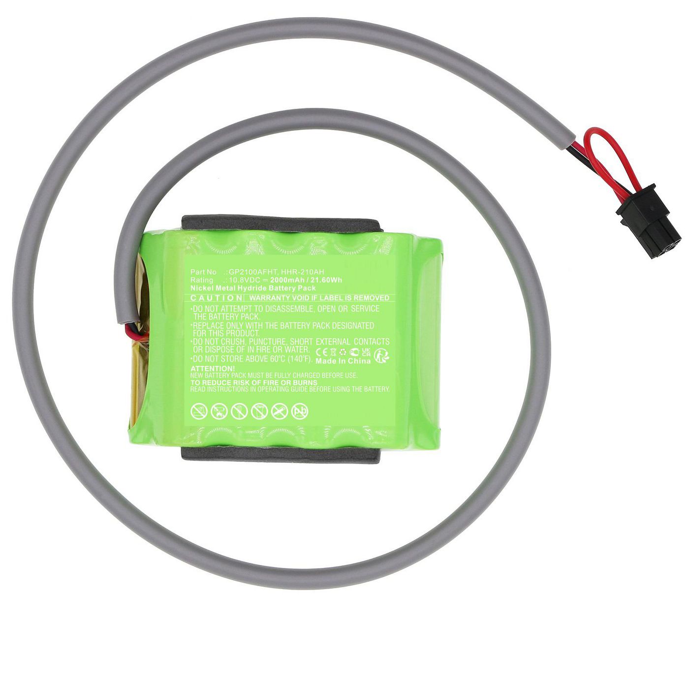 Battery 21.60Wh Ni-MH 10.8V 