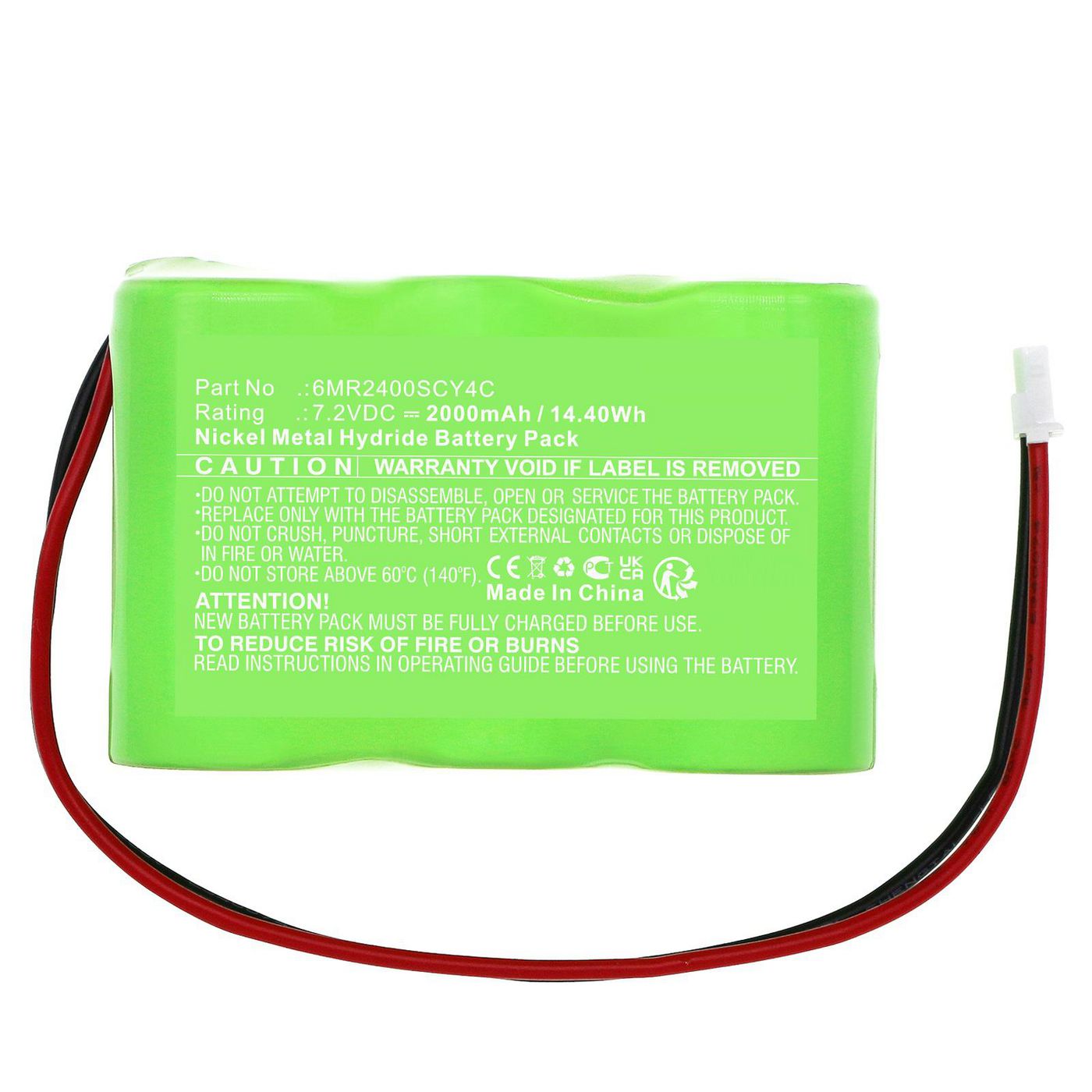 Battery 14.40Wh Ni-MH 7.2V 