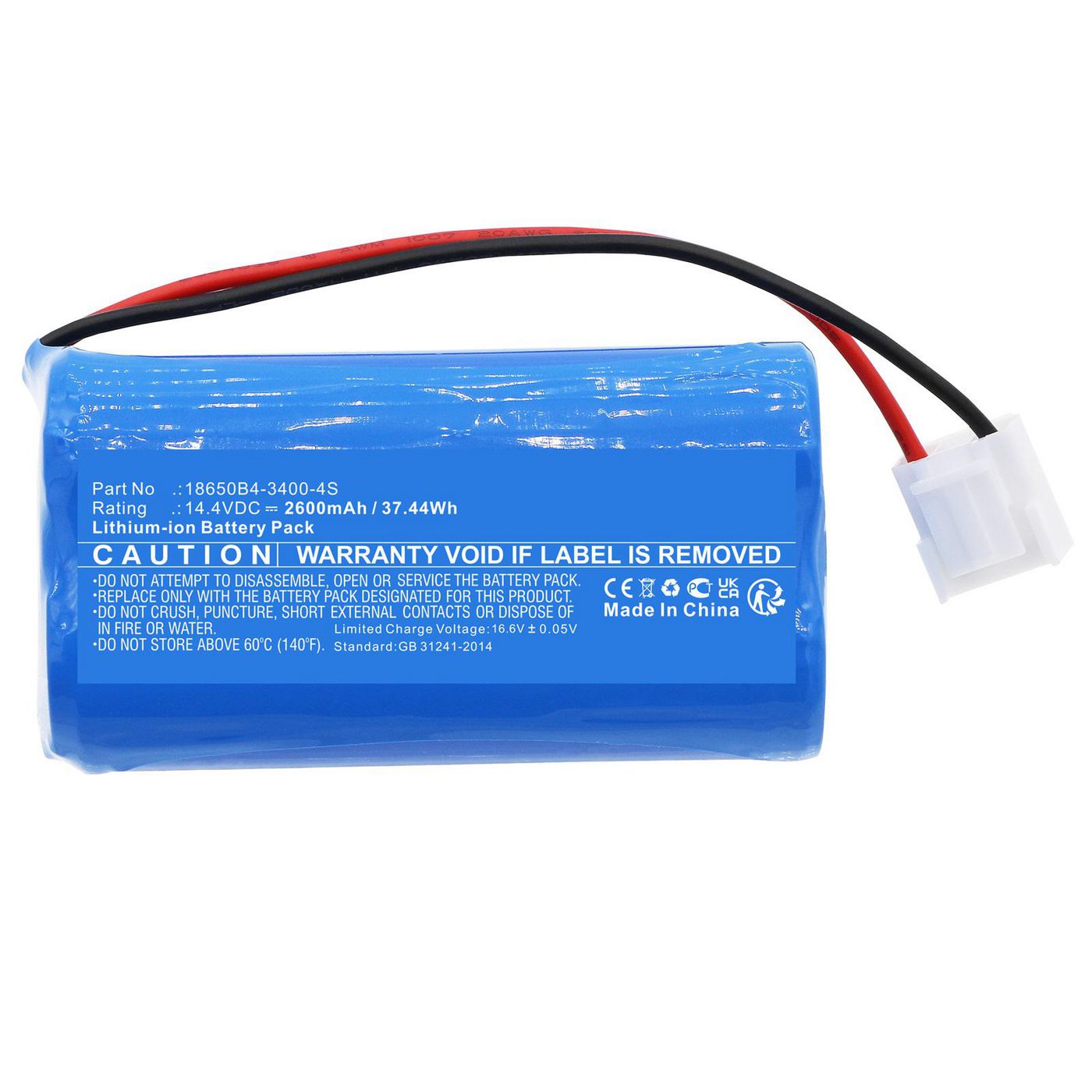 Battery 37.44Wh Li-ion 14.4V