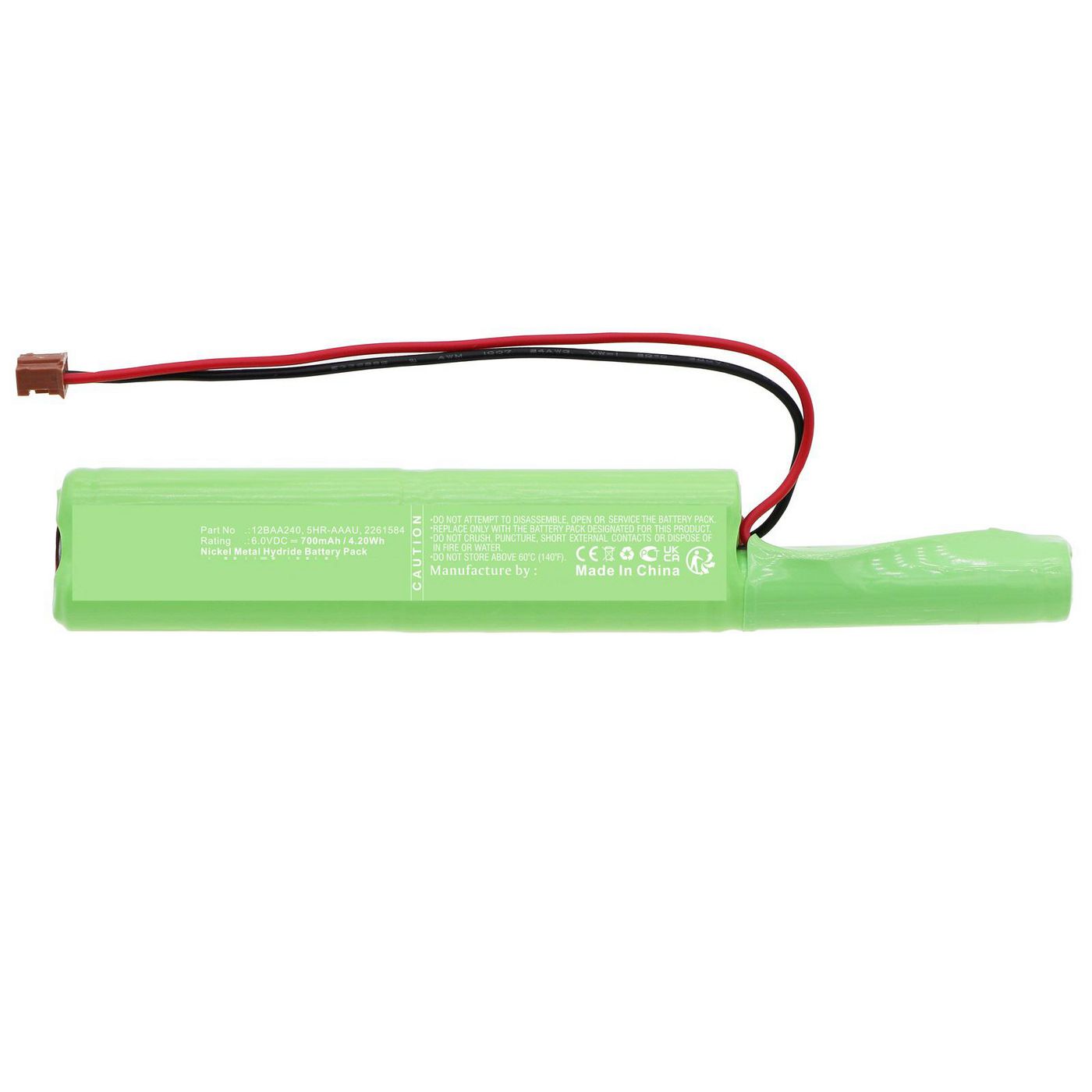 Battery 4.20Wh Ni-MH 6.0V 